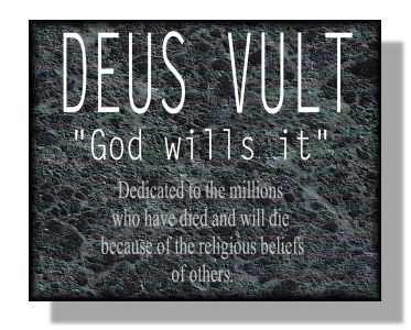 DEUS VULT "God wills it"
